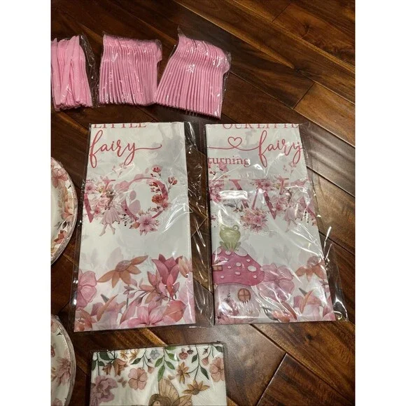 Party Supplies 2nd Birthday Kids Toddler Cups Plates Napkins Tablecloth Utensils - Picture 3 of 16